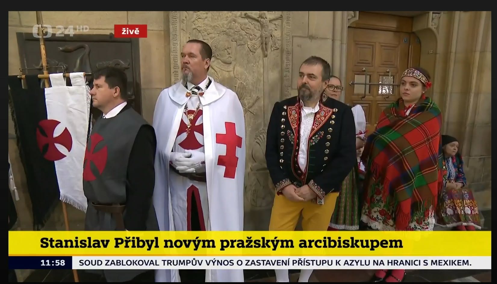 Intronizace nového Arcibiskupa pražského